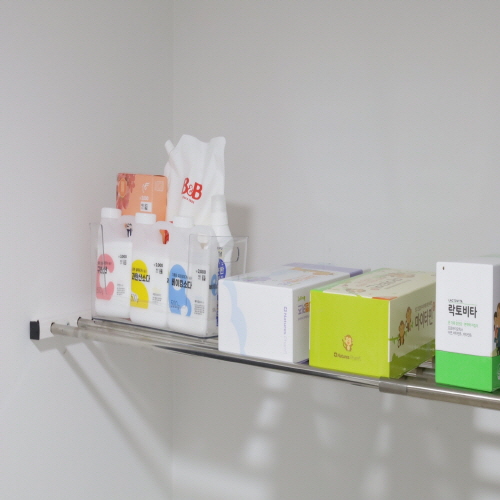 아텍스 베란다 벽장 슬라이드 선반 창고 다용도 벽사이선반