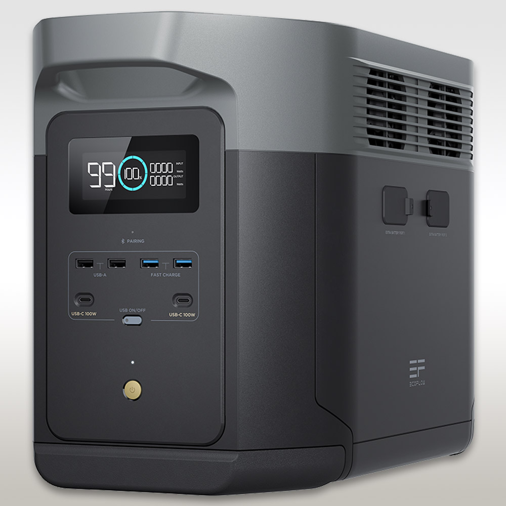 에코플로우 델타2 맥스 캠핑용 파워뱅크 2048Wh 배터리 차박 캠핑