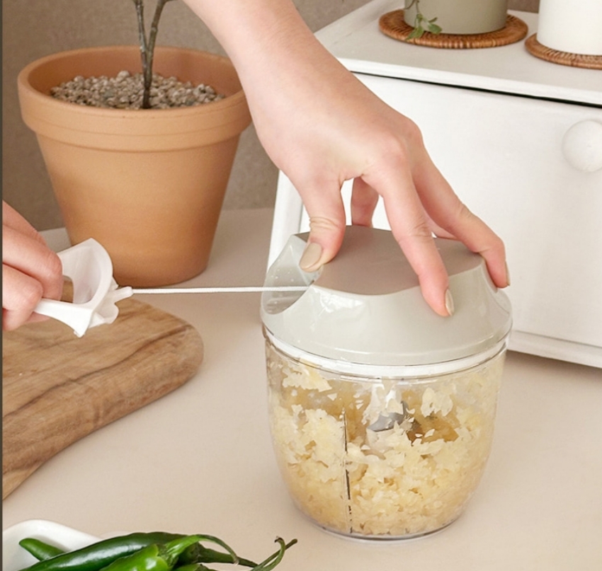 만능 야채다지기 이유식 고기 마늘 수동다지기 마늘가는기계 쵸퍼