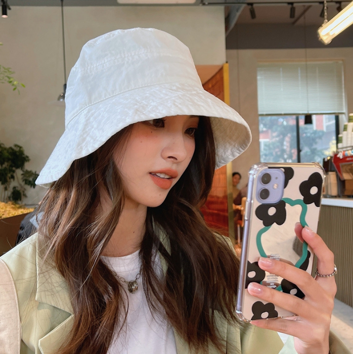 여성 벙거지 챙모자 햇빛 자외선차단 챙넓은 모자 데일리 바캉스 여행 버킷햇 상세 이미지 7