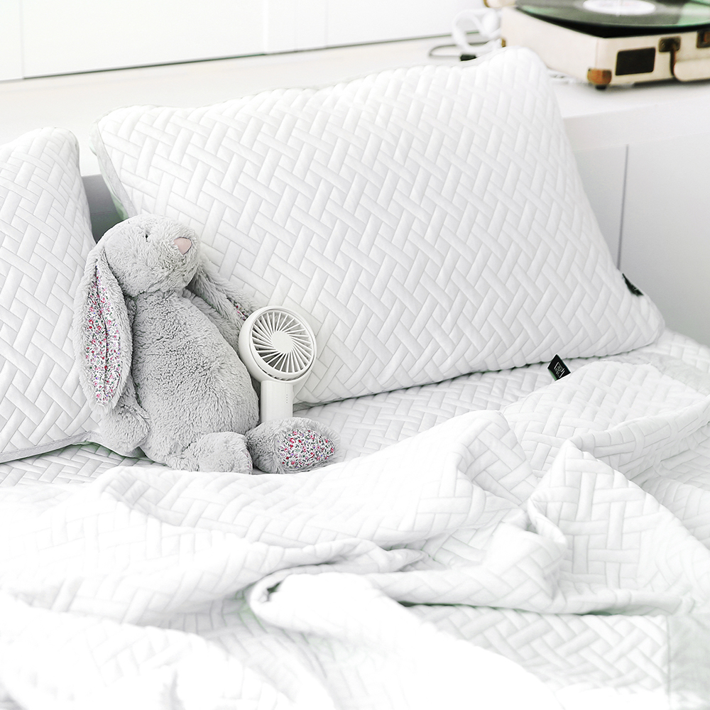 온다온 듀라론 냉감패드 여름 침대 패드 SS슈퍼싱글 베개커버포함 이불 여름이불