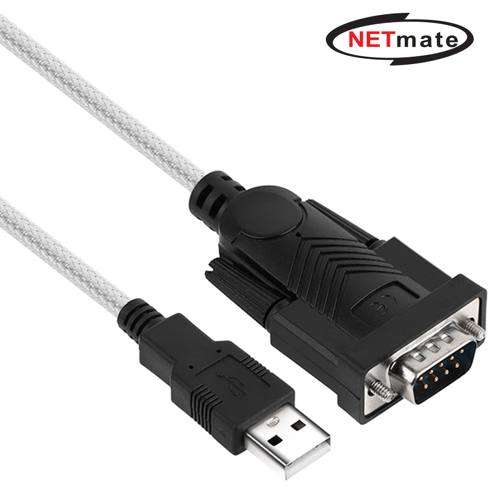 강원전자 넷메이트 USB2.0 to RS232 시리얼 컨버터 with Power(FTDI/1.8m) KW-825P