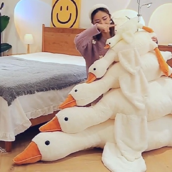 대왕 대형 큰 애착 오리인형 강아지 장난감 인형 이미지 7