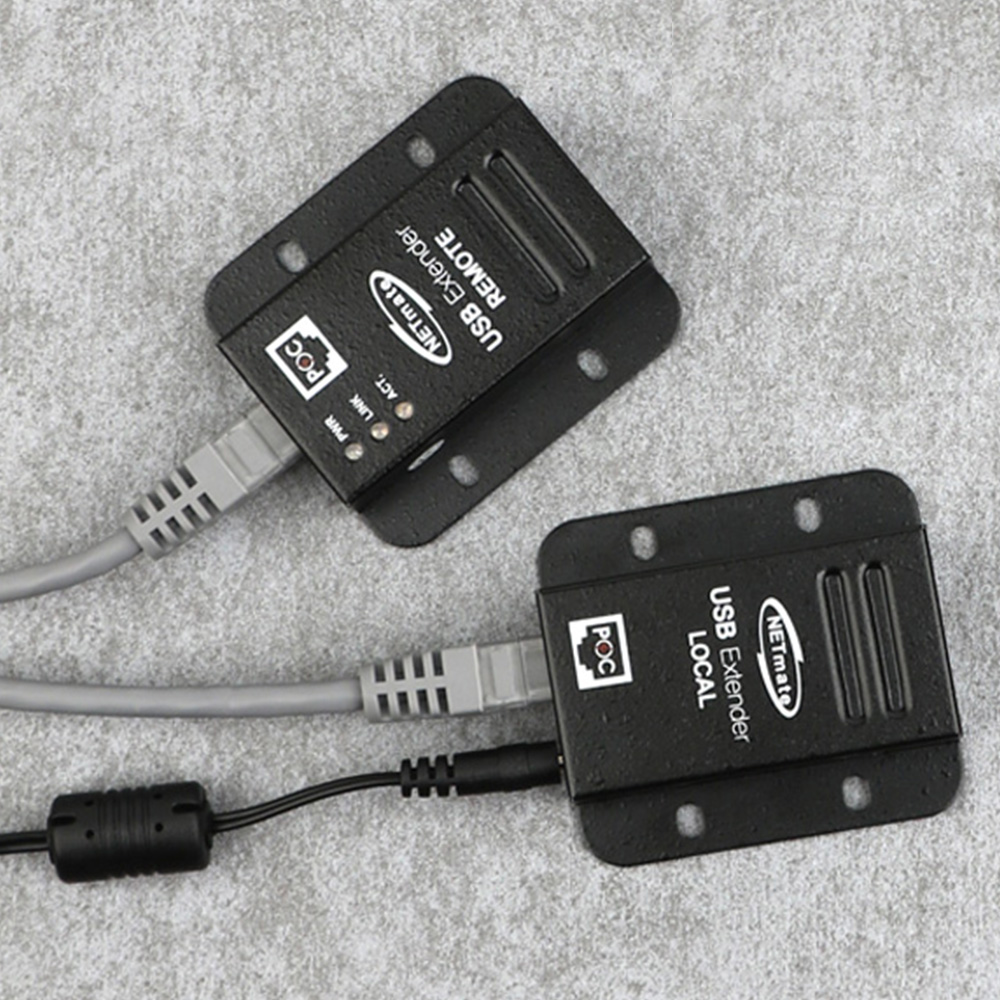강원전자 넷메이트 USB2.0 1포트 리피터(RJ-45/50m)(전원 아답터 포함) KW-411C - 상세 이미지 2