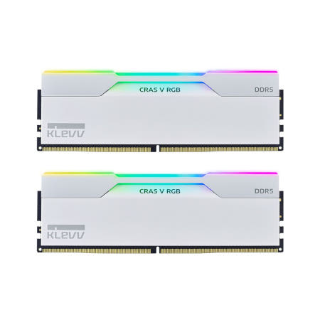 에센코어 에센코어 클레브 DDR5-6400 CL32 CRAS V RGB WHITE 패키지 서린 (64GB(32Gx2))