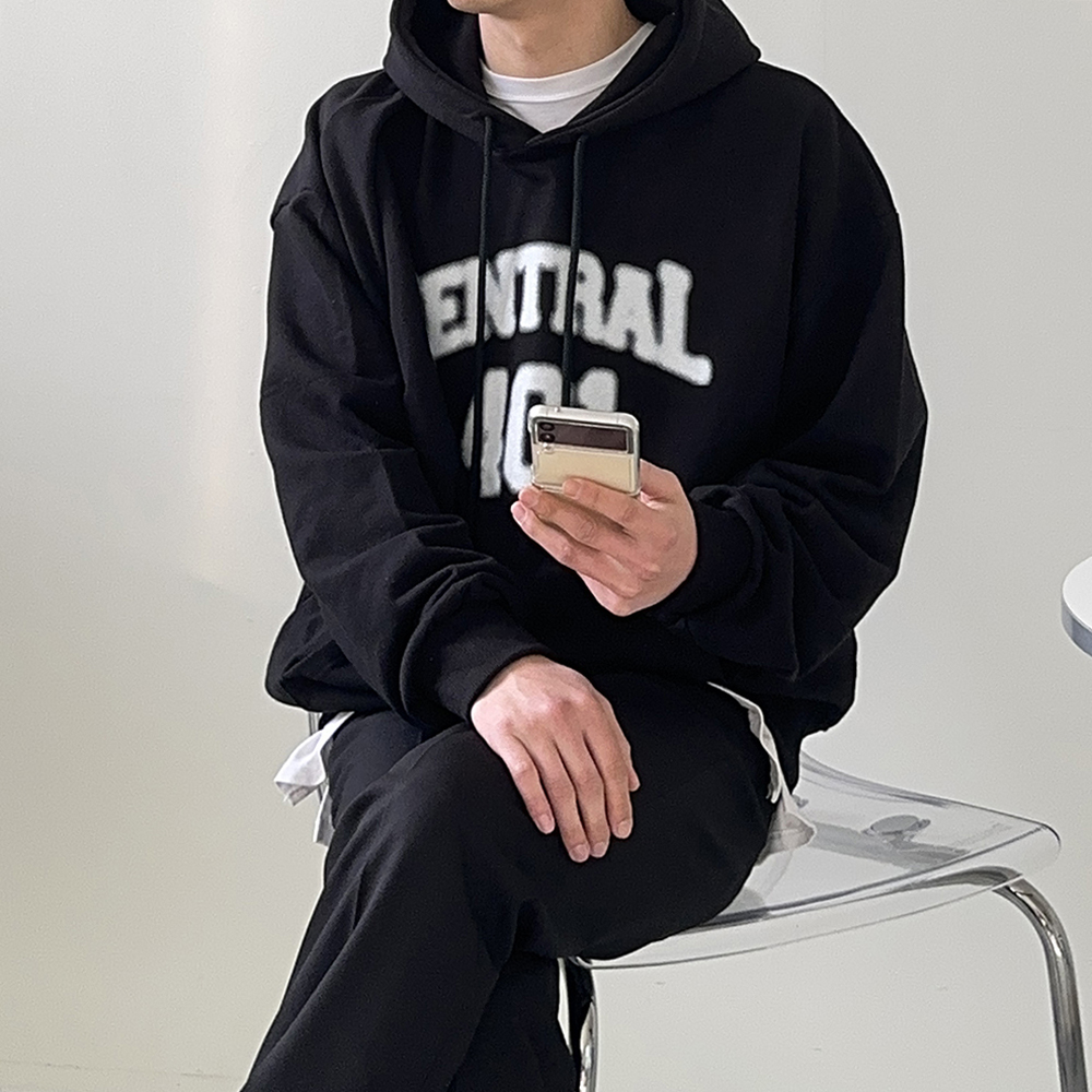 남자 후드티 오버핏 커플 모자큰 후드티 - 상세 이미지 2