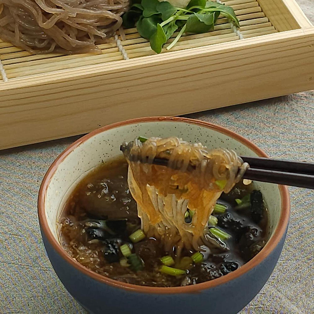 저칼로리 곤약면 메밀면 200g x 10팩 모밀국수 칼국수 글루텐프리 밀가루없는 - 상세 이미지 4