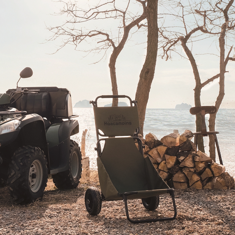 모아캠핑 체어웨건 MCW-1C 피크닉 캠핑의자 폴딩형 이동형