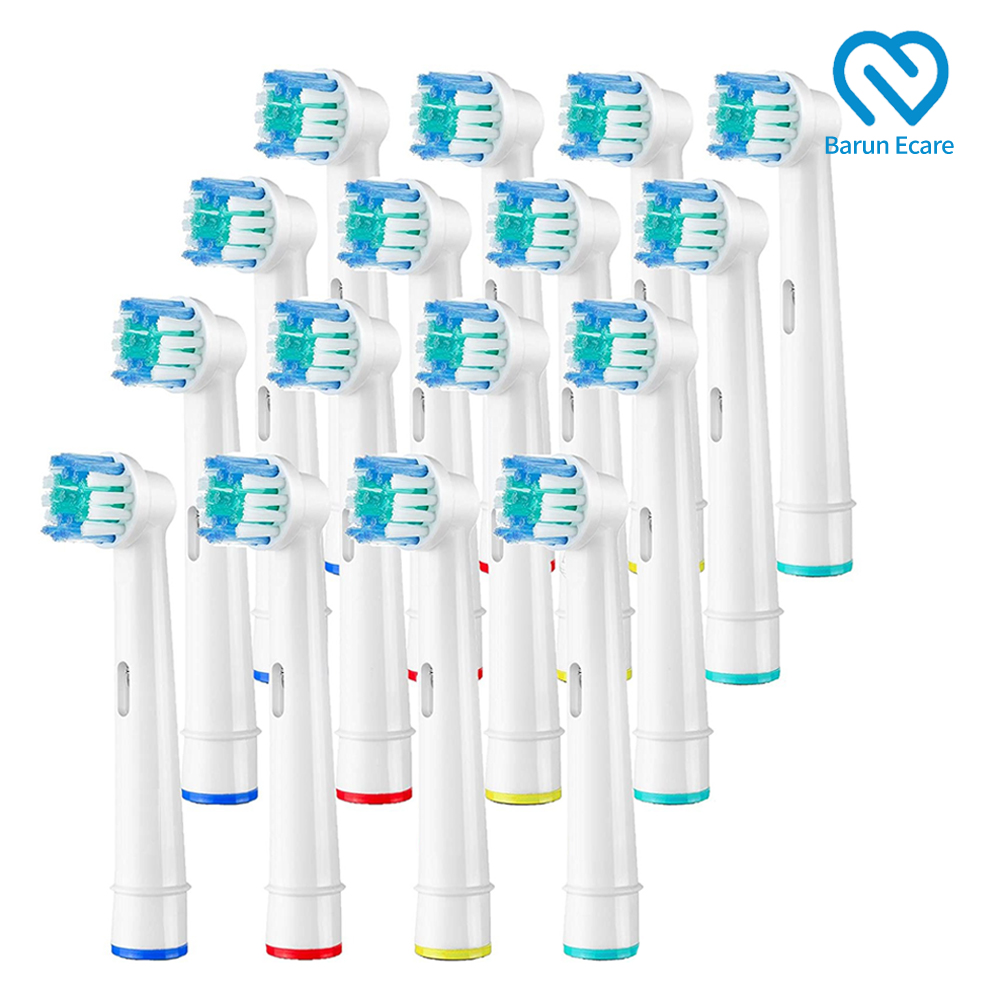 [호환] 바른이케어 오랄비 전동칫솔모 4팩 16개입 리필모 브라운