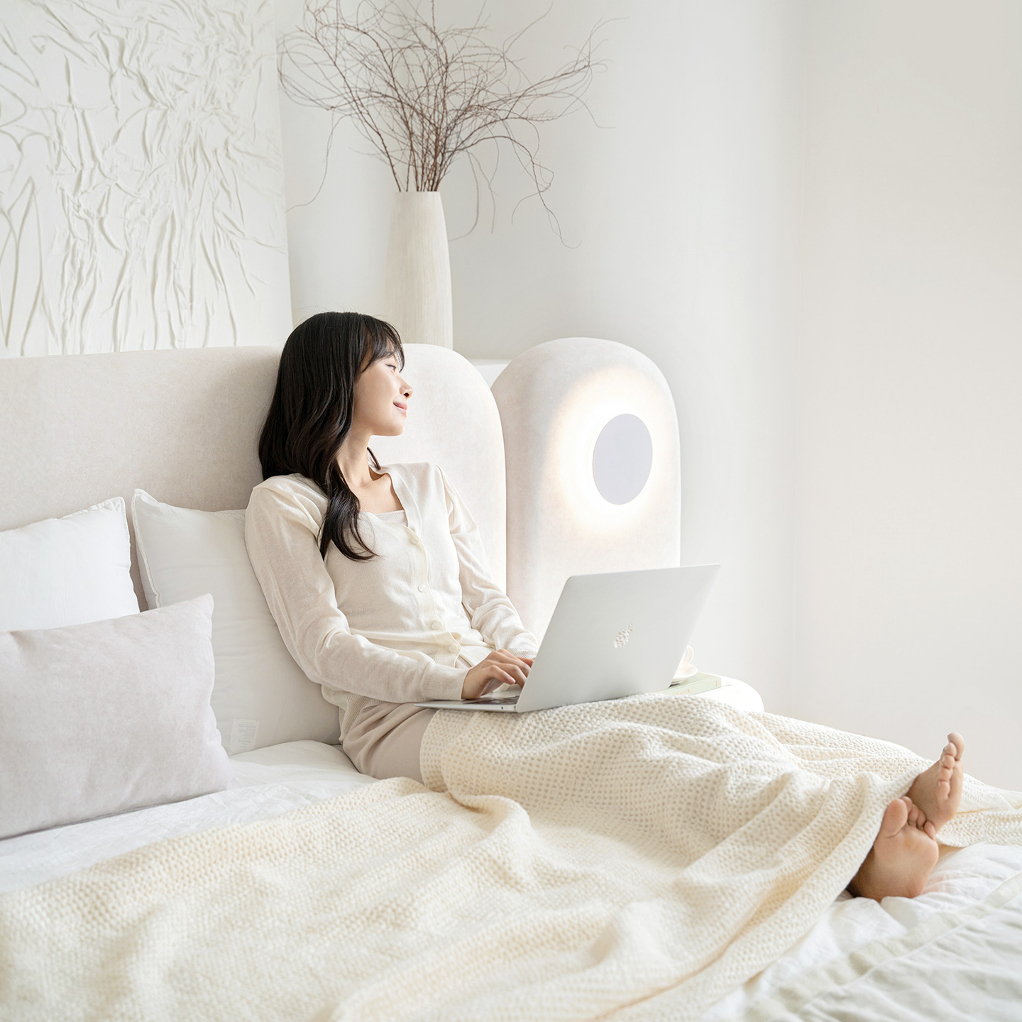 데일리리빙 드레스덴 조야 패브릭 평상형 호텔식 침대 프레임 일반헤드형 SS