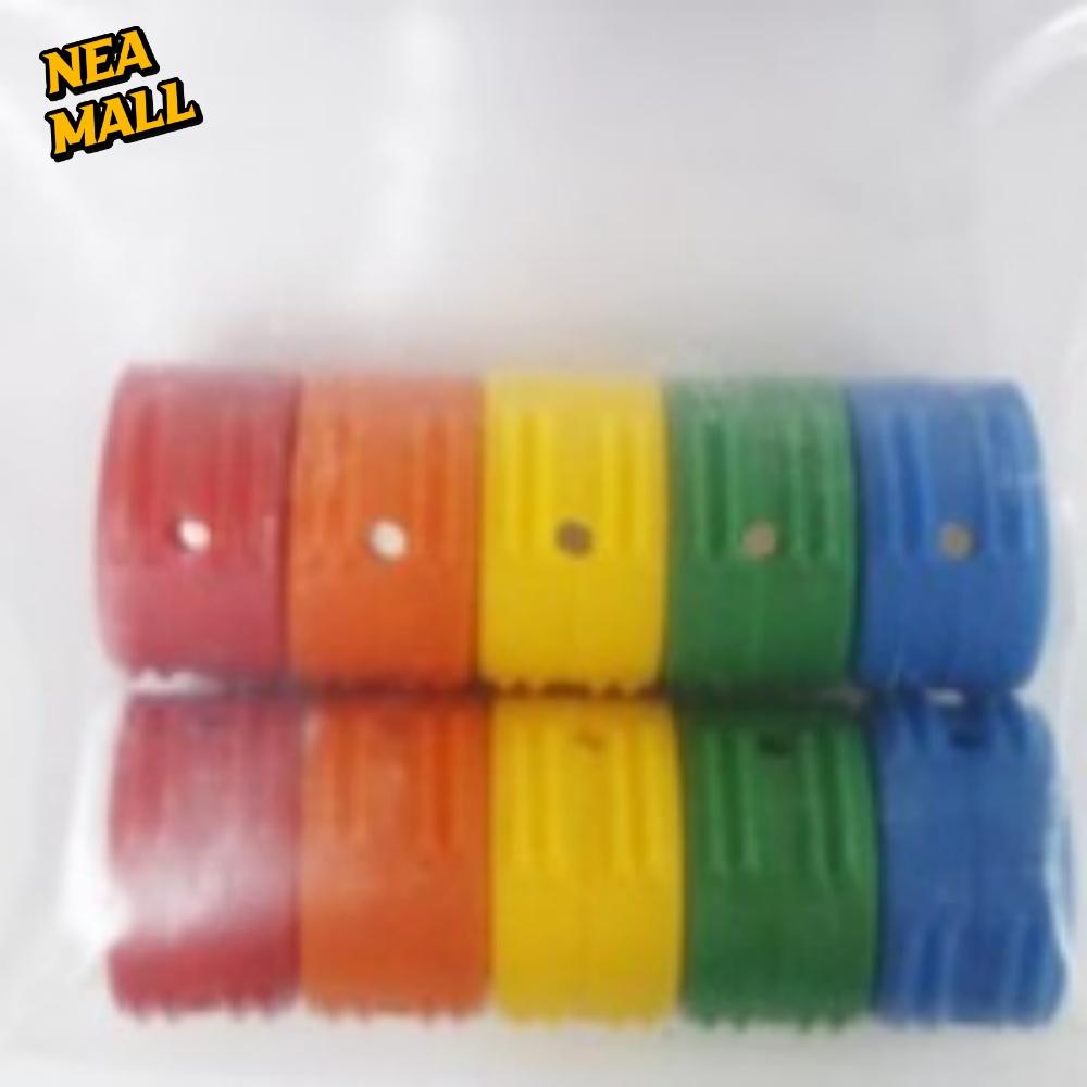 10개 6.35mm 플라스틱 자화기 칼라 원형자화기 긴 드라이버 - 상품 이미지