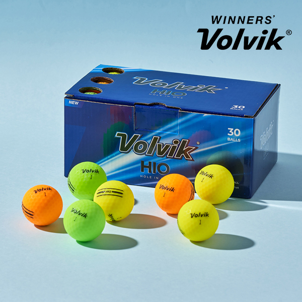 볼빅 하이오 비비드컬러 무광 골프공 30구 2피스 고반발 이미지 2
