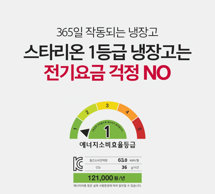 스타리온 1등급 업소용 냉장고 65박스 대형 1/3냉동 C65BSP 이미지 7