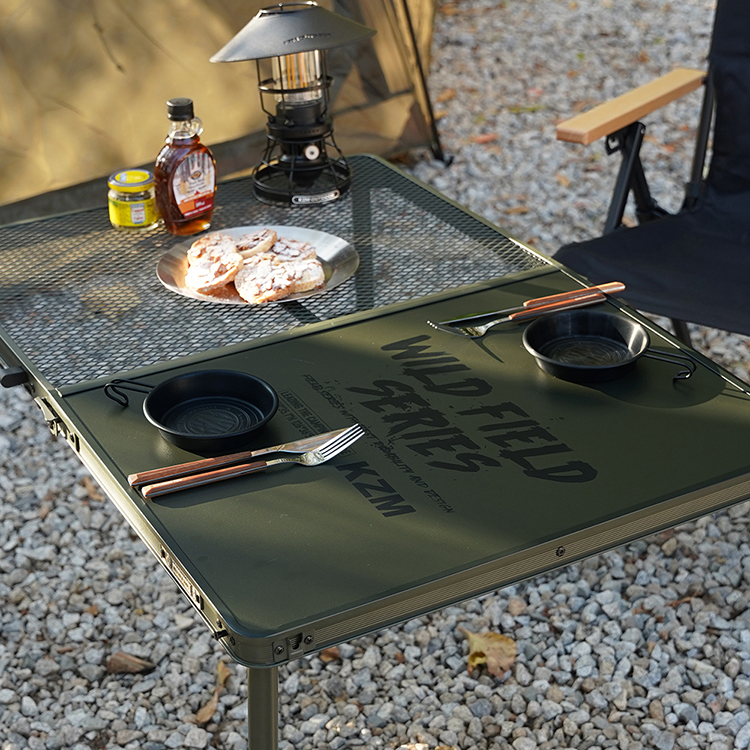 와일드 필드 2폴딩 캠핑테이블 접이식 높이조절 좌식 경량 테이블 IGT 무한연결 가능