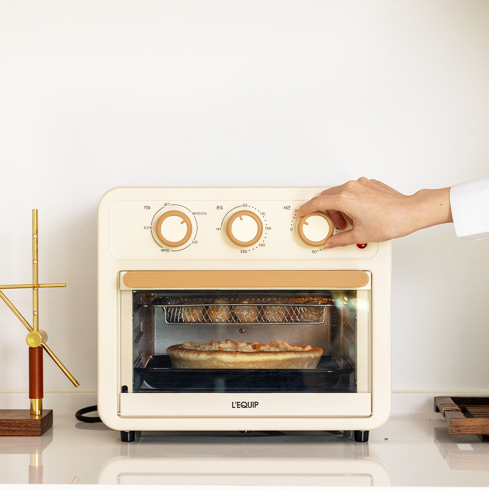 리큅 미니 가정용 소형 에어프라이어 오븐 12L LAF-MO1208