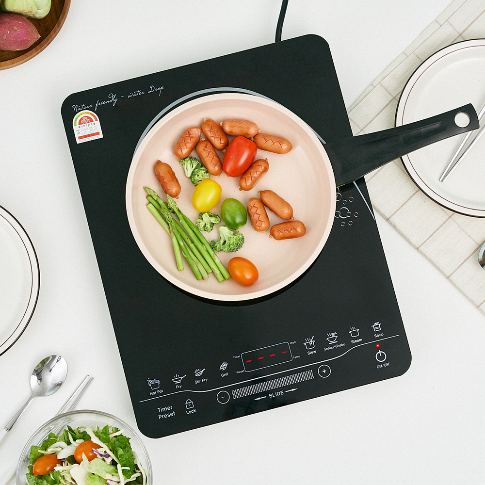 콕스타 휴대용 미니 1구 인덕션 전기레인지 KSEID-1000