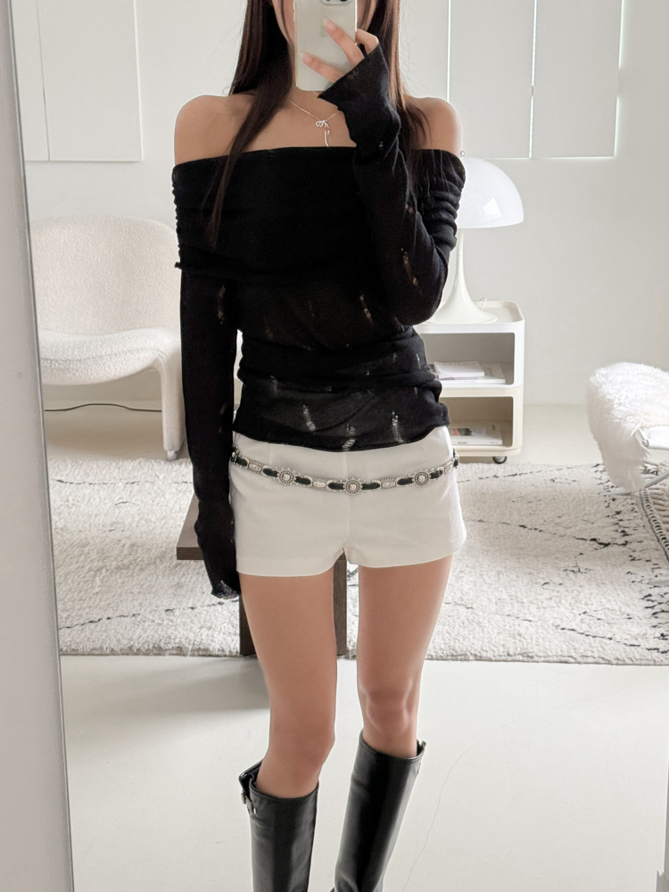 레버 믹스 엔틱 레더 체인 벨트 상세 이미지 23