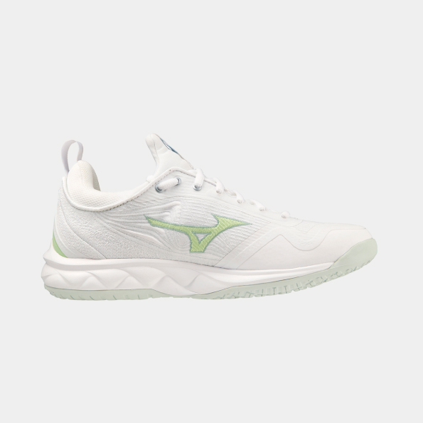 미즈노 MIZUNO 배드민턴화 V1GC212035 루미너스2 WAVE LUMINUS2 화이트라임 배드민턴 스쿼시 배구 탁구 인도어화 - 상세 이미지 3