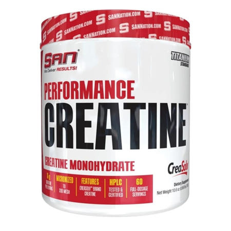 [해외]산 퍼포먼스 크레아틴 300g 4팩 SAN Performance Creatine 300g- Supports Muscle Growth + Athletic