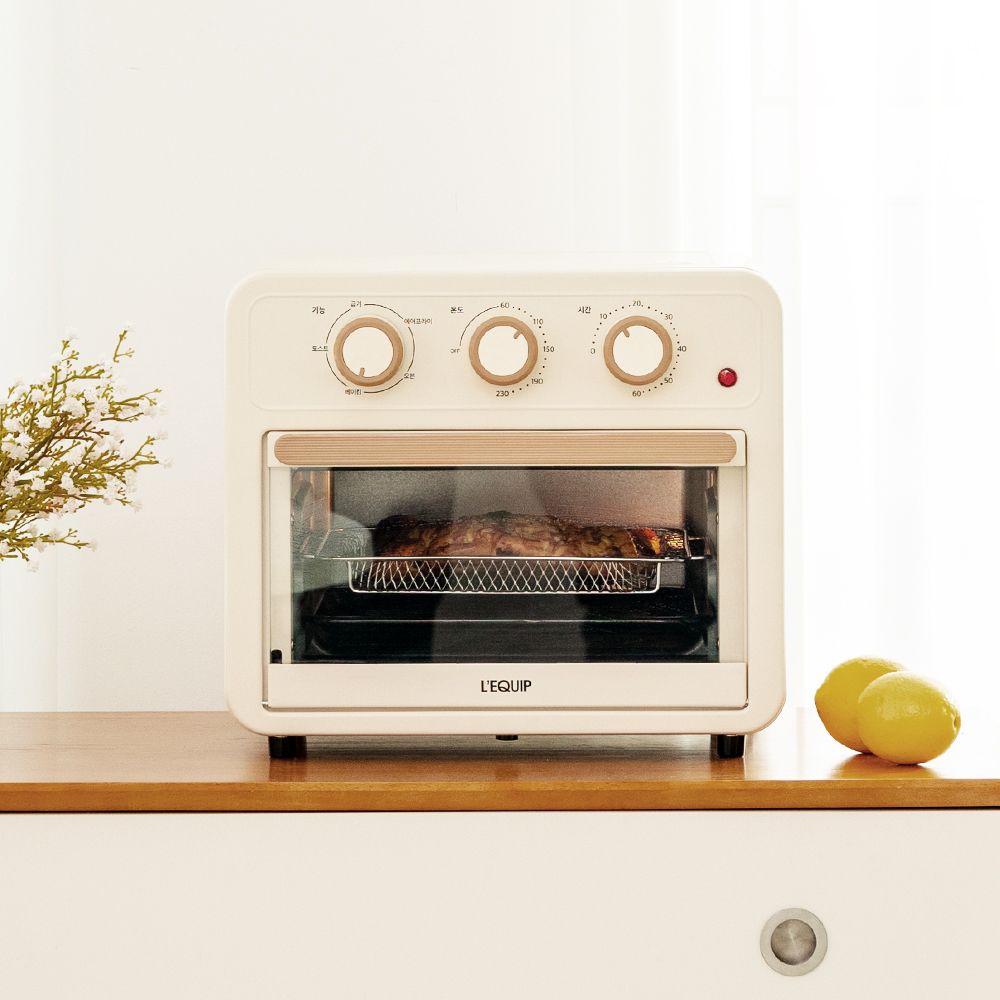 리큅 미니 가정용 소형 에어프라이어 오븐 12L LAF-MO1208