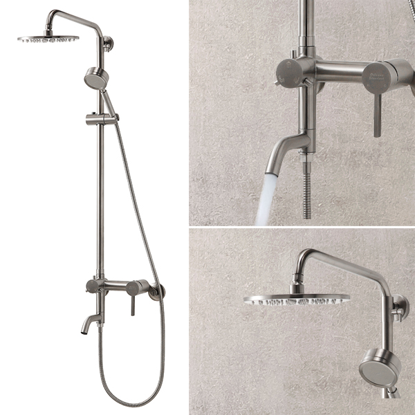 해바라기샤워기 SUS304 무광 욕실 레인샤워 세트 수도 교체 RA3000 비욘드퍼니싱