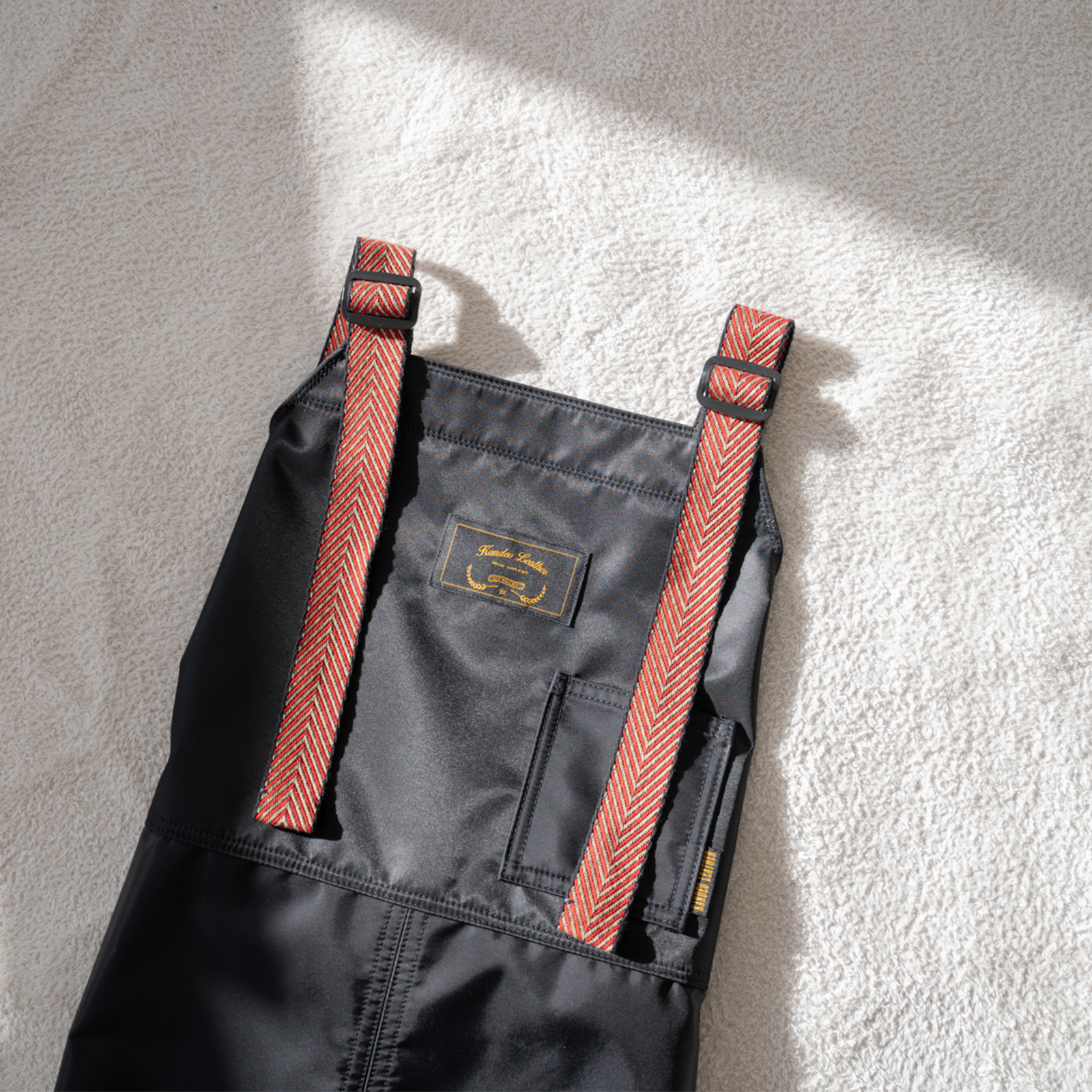 반츠 오렌지 스트랩 미용 앞치마 방수앞치마