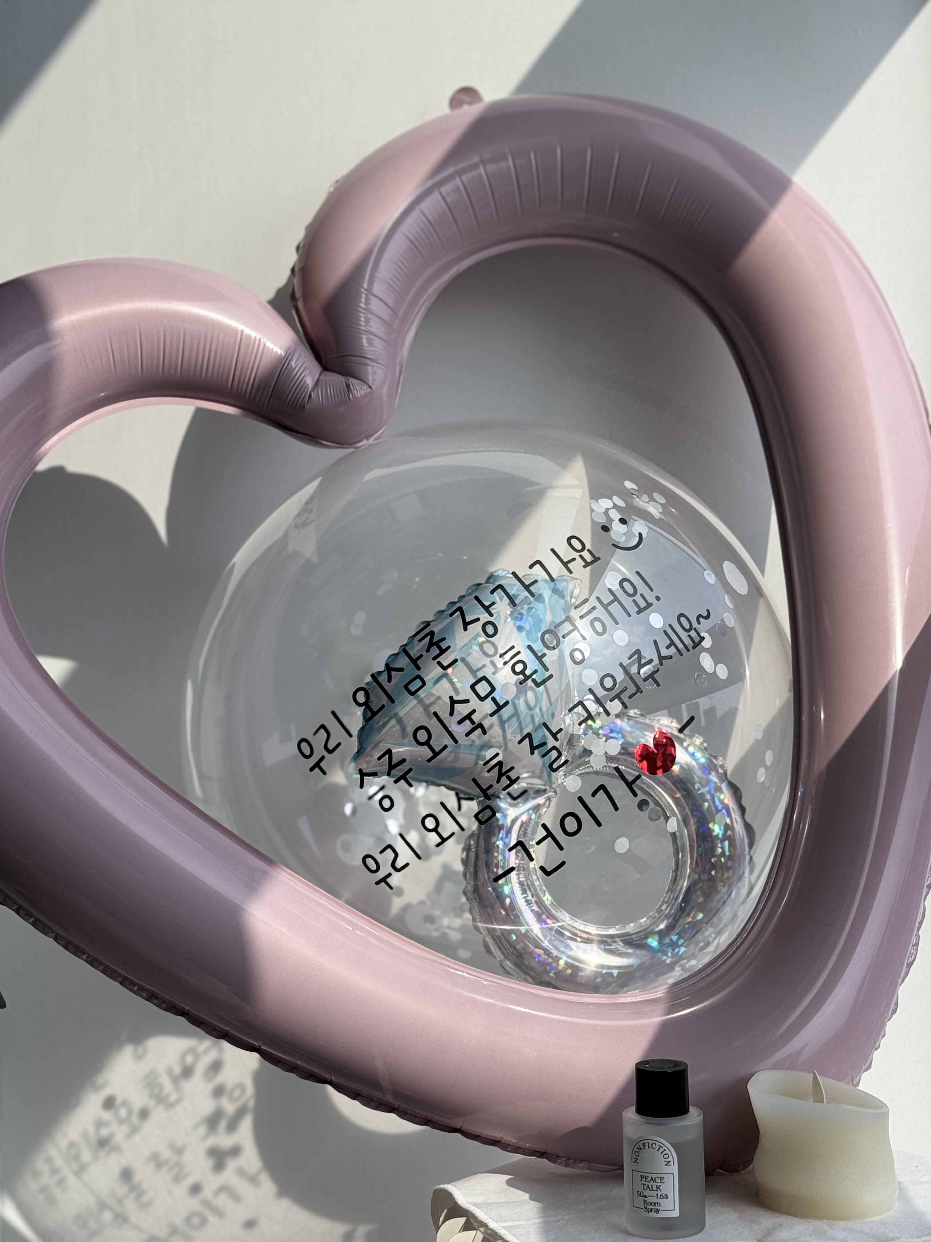 웨딩풍선 헬륨풍선 풍선반지 웨딩장식 이벤트풍선