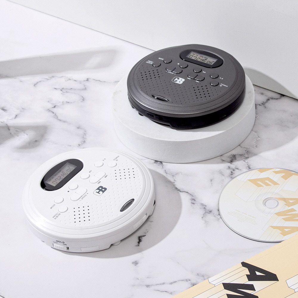 2024년형 레트로 CD플레이어 휴대용 C타입충전 스피커내장 일체형 어학공부 동요CD - 상세 이미지 5