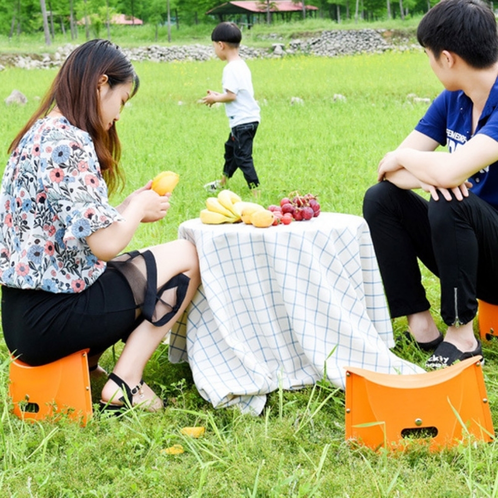 놀이공원대기의자 접이식 휴대용 간이 가벼운 - 상품 이미지