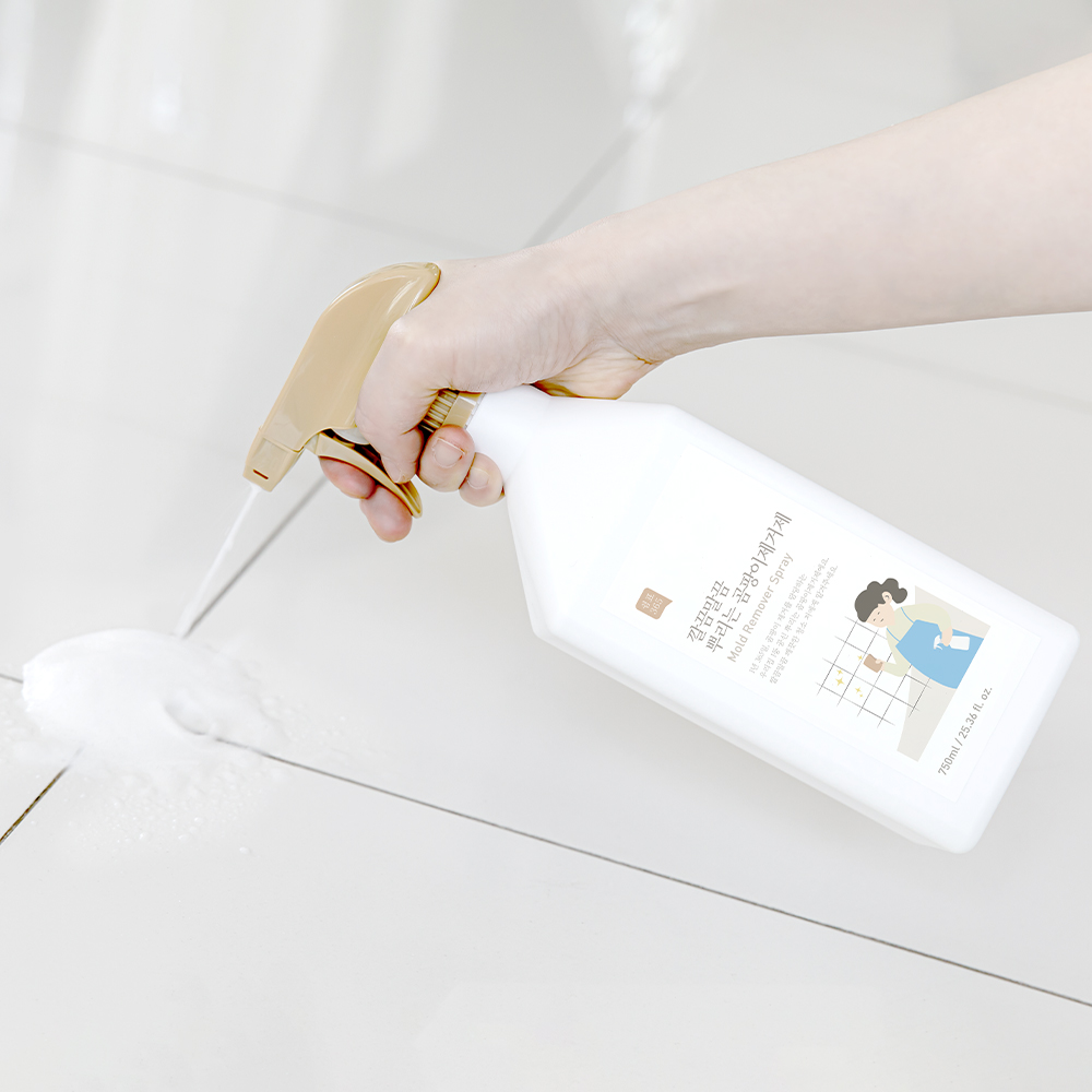 1+1 쉼표365 곰팡이 제거제 750ml 대용량 베란다 벽 화장실 욕실 실리콘 벽지 - 상품 이미지