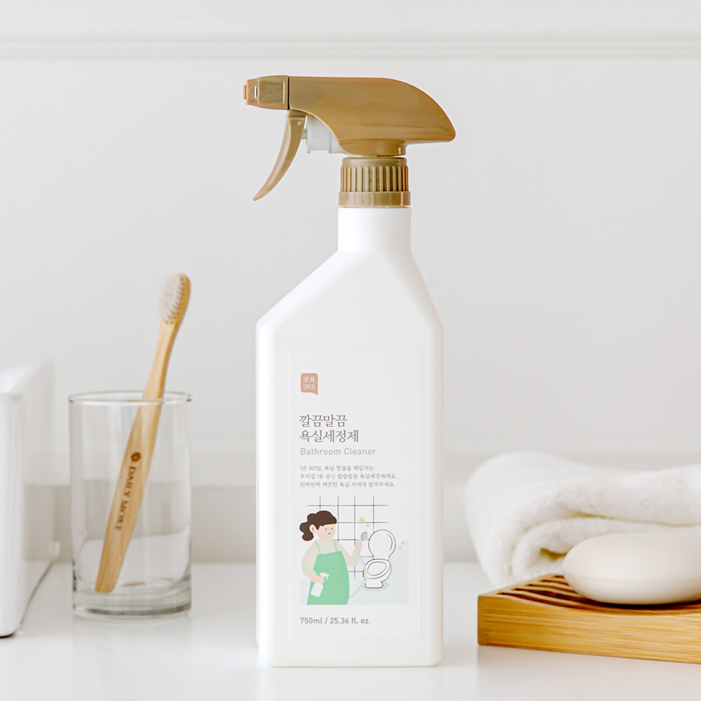 1+1 쉼표365 화장실 욕실세정제 750ml 대용량 청소세제 곰팡이제거 - 메인 이미지