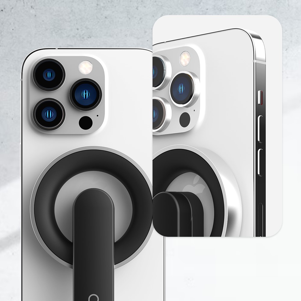 아라리 맥세이프 셀카봉 삼각대 블루투스 리모컨 맥피 포드 화이트