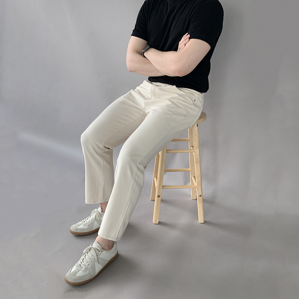 1+1 남자백바지 남자흰바지 - 상세 이미지 3