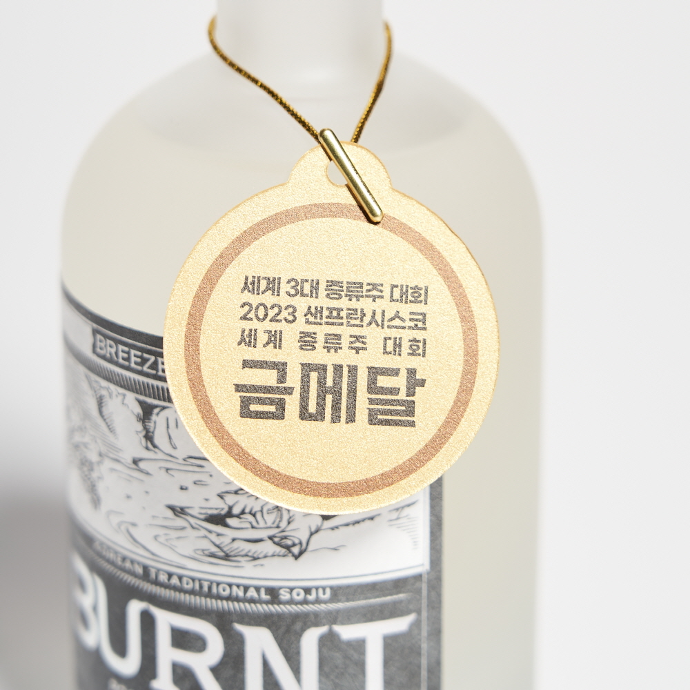 번트메밀 40도 375ml 브리즈앤스트림 볶은 메밀 소주 - 상세 이미지 2