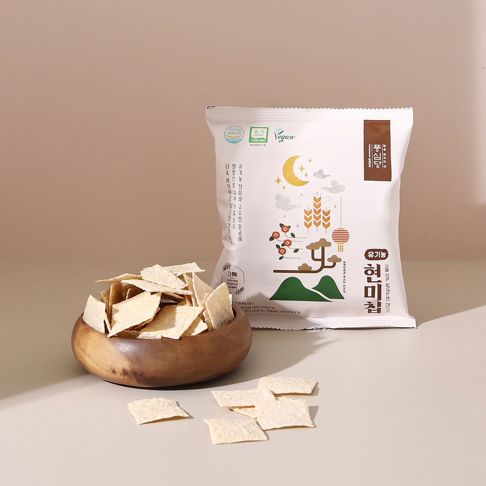 풍심당 쌀과자 유기농 현미칩 (30g) - 상세 이미지 2