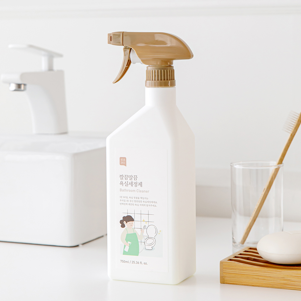 1+1 쉼표365 화장실 욕실세정제 750ml 대용량 청소세제 곰팡이제거 - 상세 이미지 2
