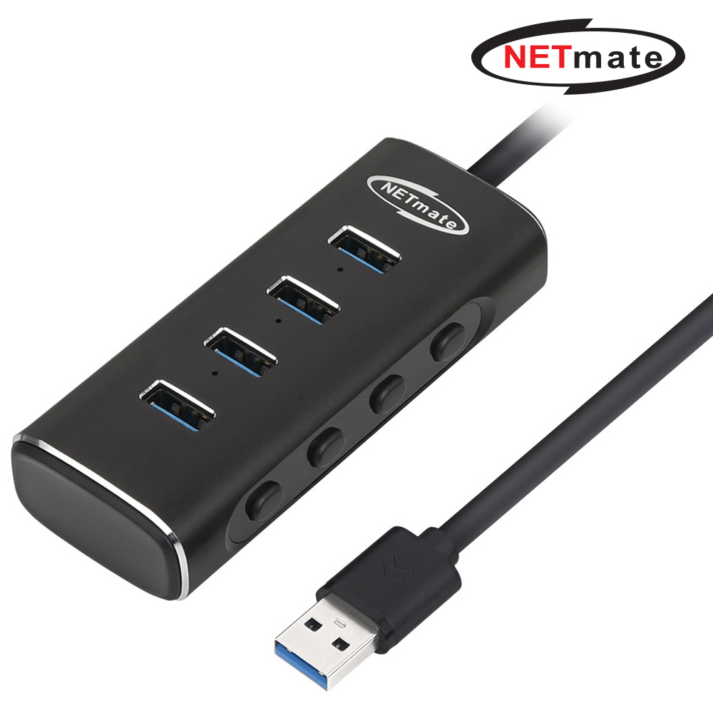 강원전자 넷메이트 USB3.1 4포트 허브 NM-UBA303