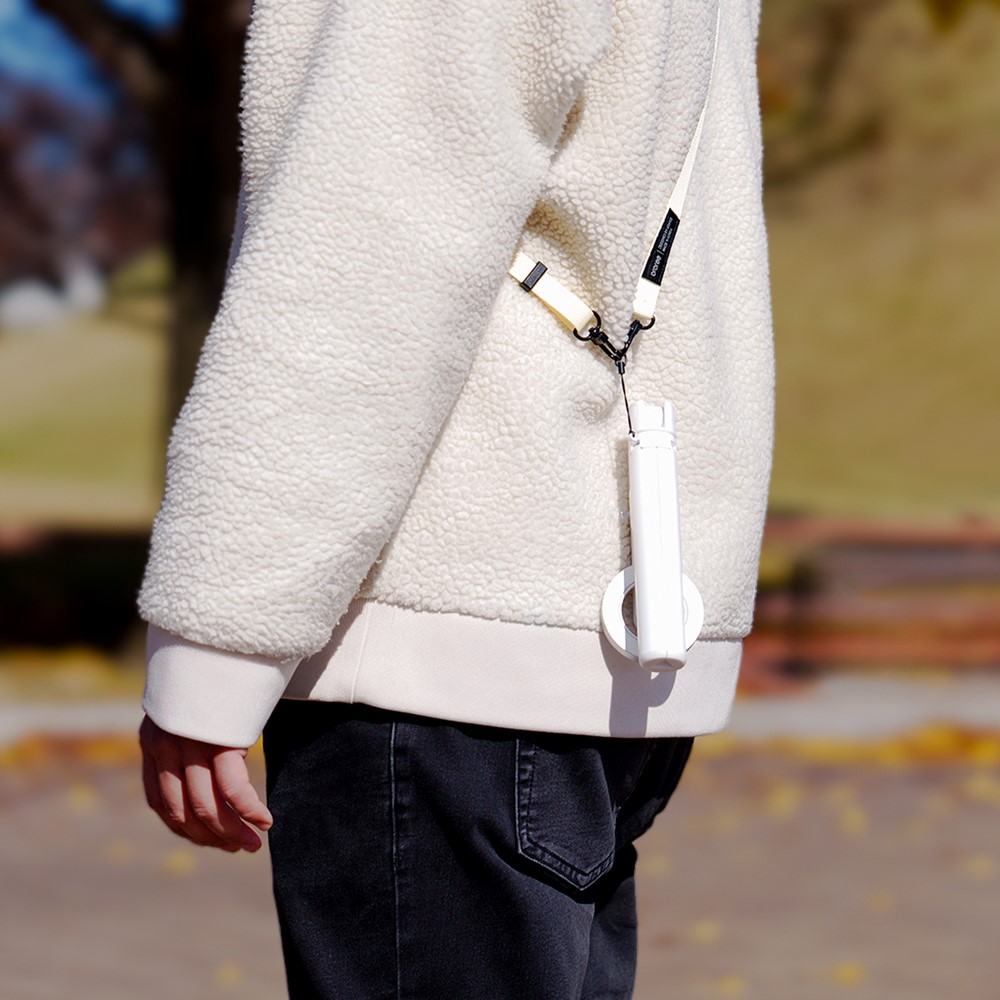 아라리 맥세이프 셀카봉 삼각대 블루투스 리모컨 맥피 포드 화이트