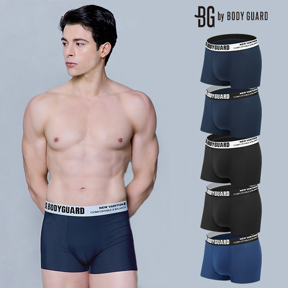 보디가드 쿨 드라이 퍼포먼스 남자 드로즈 팬티 5종 B세트