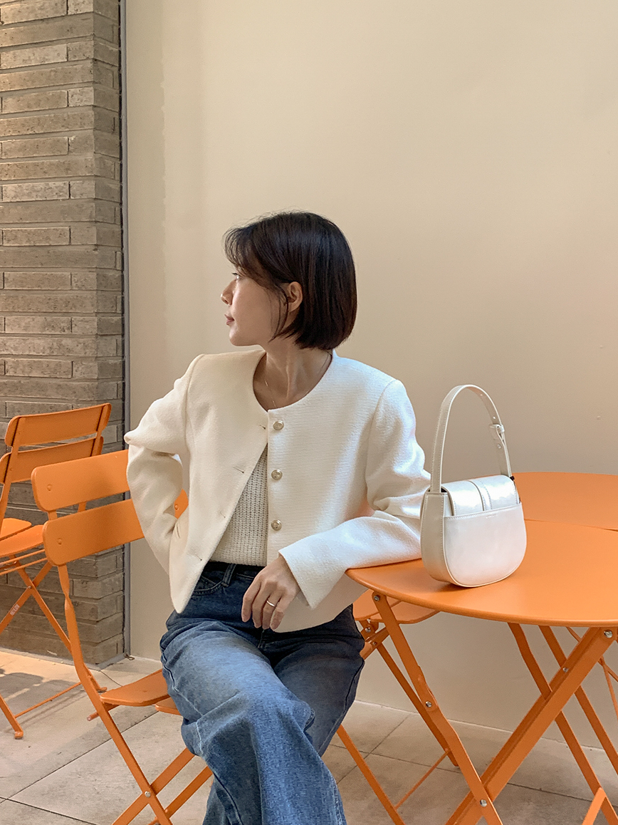 [트위드1등🥇][키작녀][MADE]로슈 라운드 트위드 자켓[2color] 상세 이미지 60