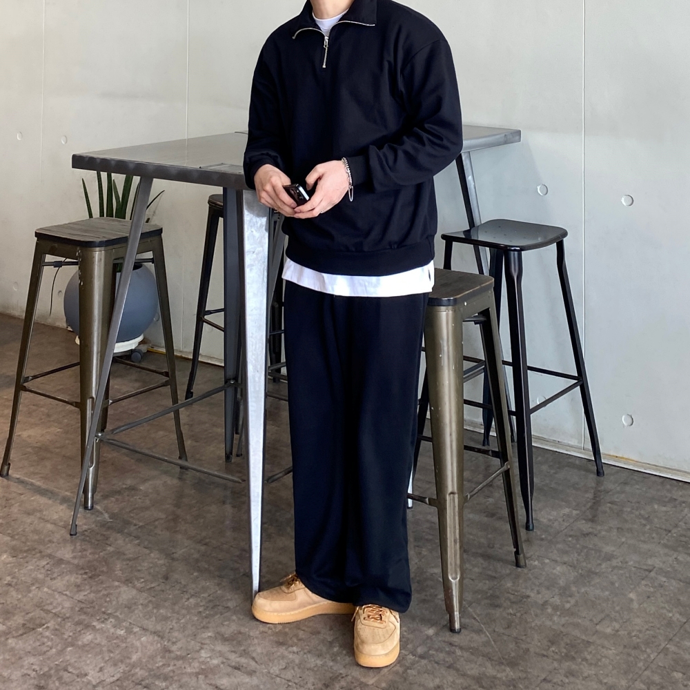 남자트레이닝셋업 스웻셋업 남자맨투맨세트 - 상세 이미지 3