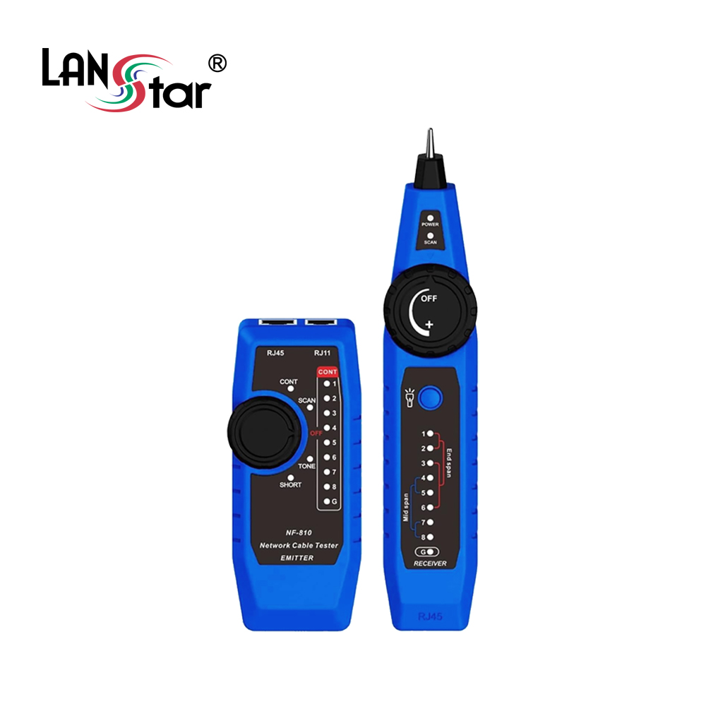 랜스타 멀티 테스터기 네트워크 케이블 불량 POE 테스트 랜테스터기 (LS-NF810) - 상품 이미지
