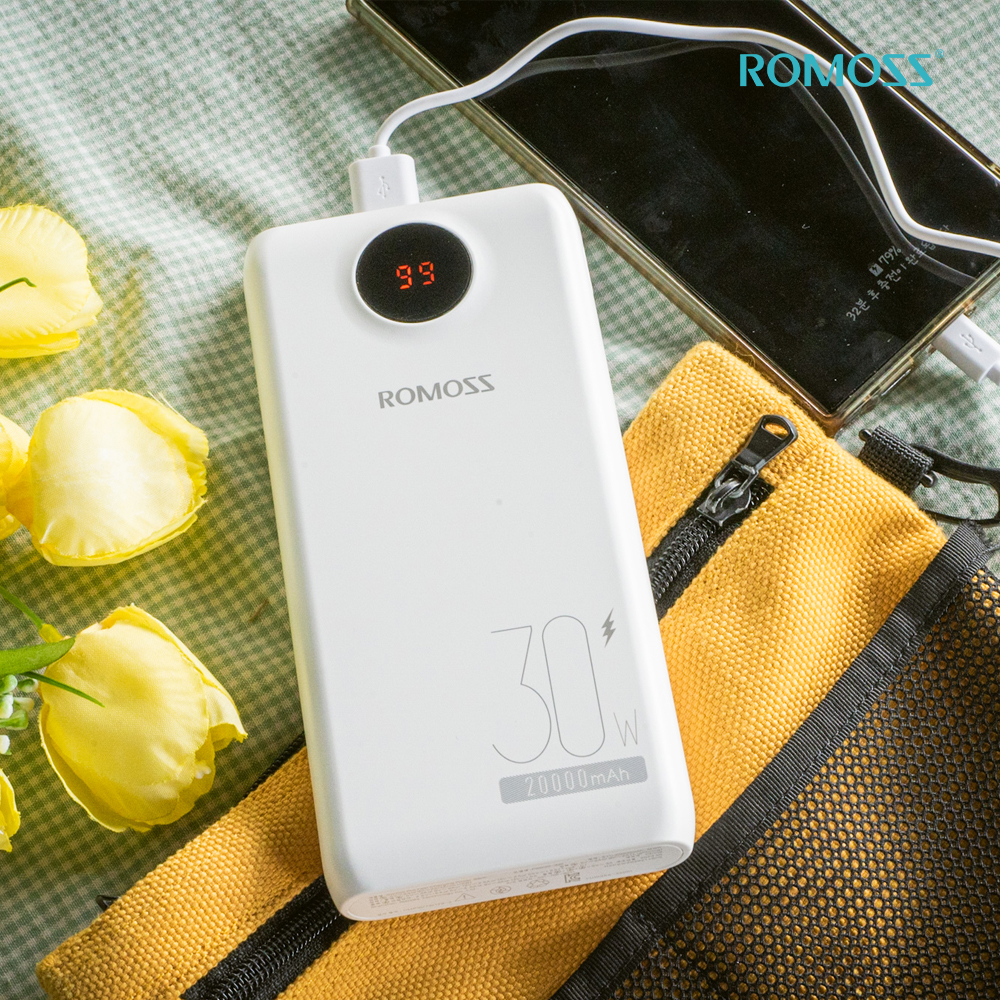 로모스 30W 고속충전 LCD잔량표시 20000mAh 대용량 보조배터리 SW20S Pro