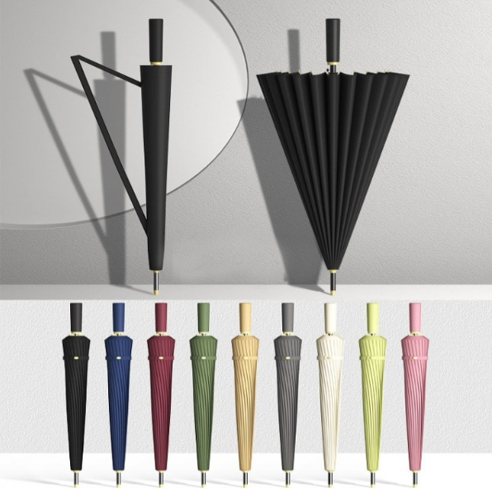 자동 우산 튼튼한 16K 24K 장우산 컬러 학생 성인 패션 고급 판촉물 대형 암막 태풍