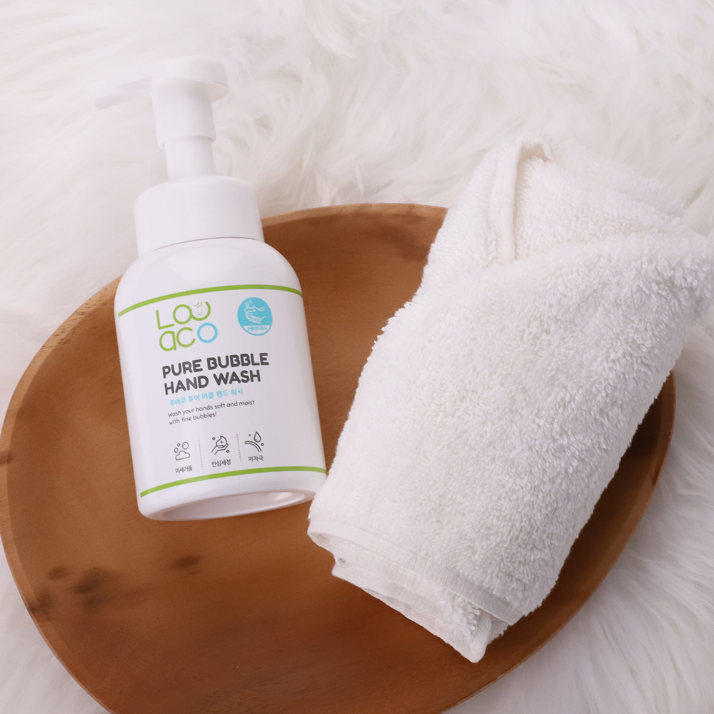 [대용량] 루아코 퓨어버블 핸드워시 거품형 아기 손세정제 본품 300ml 5개+리필 300ml 5개 이미지 6