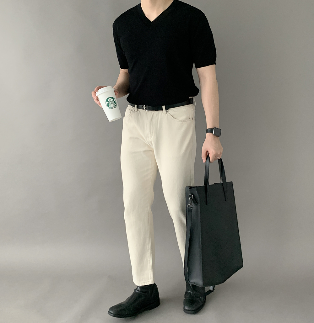 남자백바지 남자흰바지 백바지 이미지 8