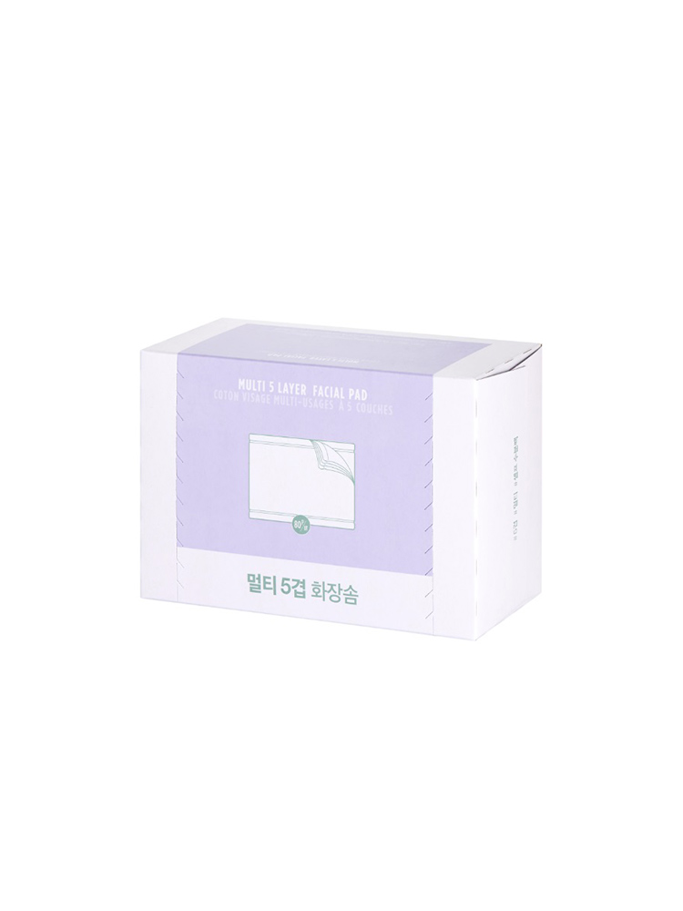 더페이스샵 fmgt 데일리 뷰티툴즈 멀티 5겹 화장솜 80매