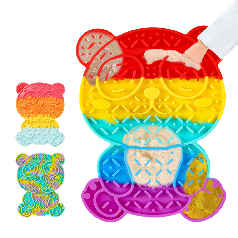 리치독스 강아지 슬로우식기 급체방지 리킹매트 츄르매트 판다