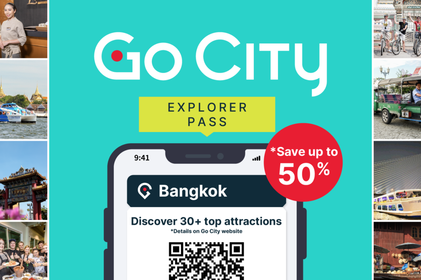 Go City: 방콕 익스플로러 패스(Bangkok Explorer Pass) - 메인 이미지