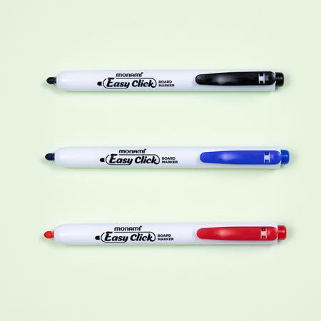 모나미 이지클릭(Easy Click) 화이트 보드마카